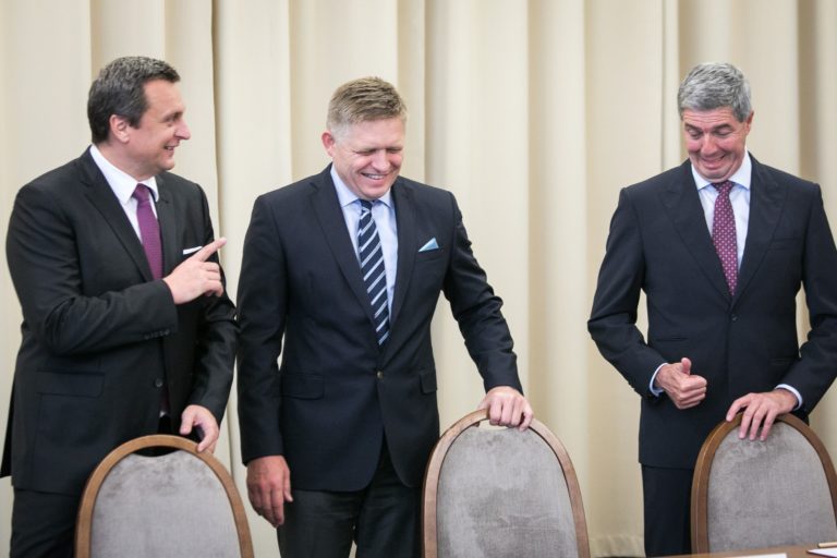 Andrej Danko, Robert Fico, Béla Bugár