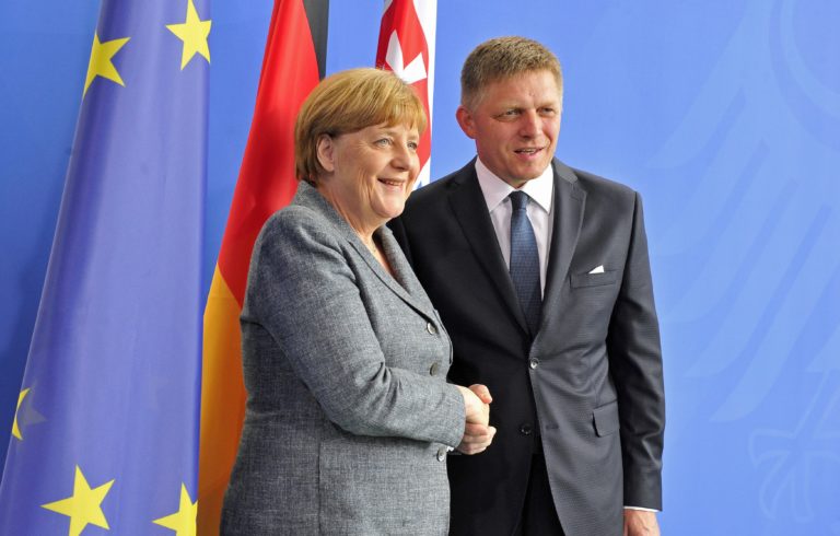 Angela Merkelová, Robert Fico