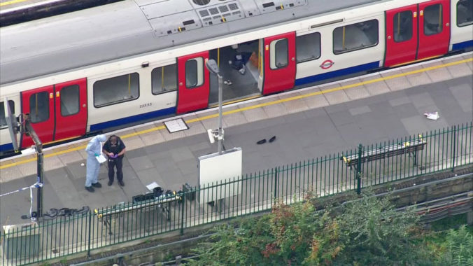 Výbuch v londýnskom metre