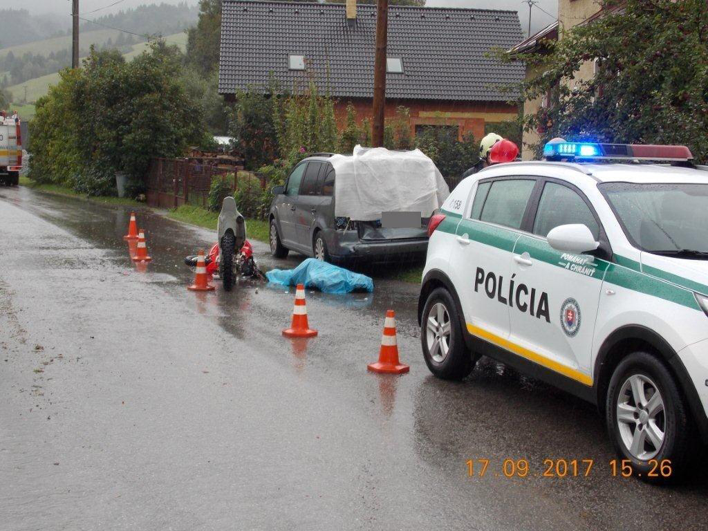 POLÍCIA: Dopravná nehoda