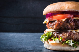 Hamburger, nezdravá strava, rýchle občerstvenie
