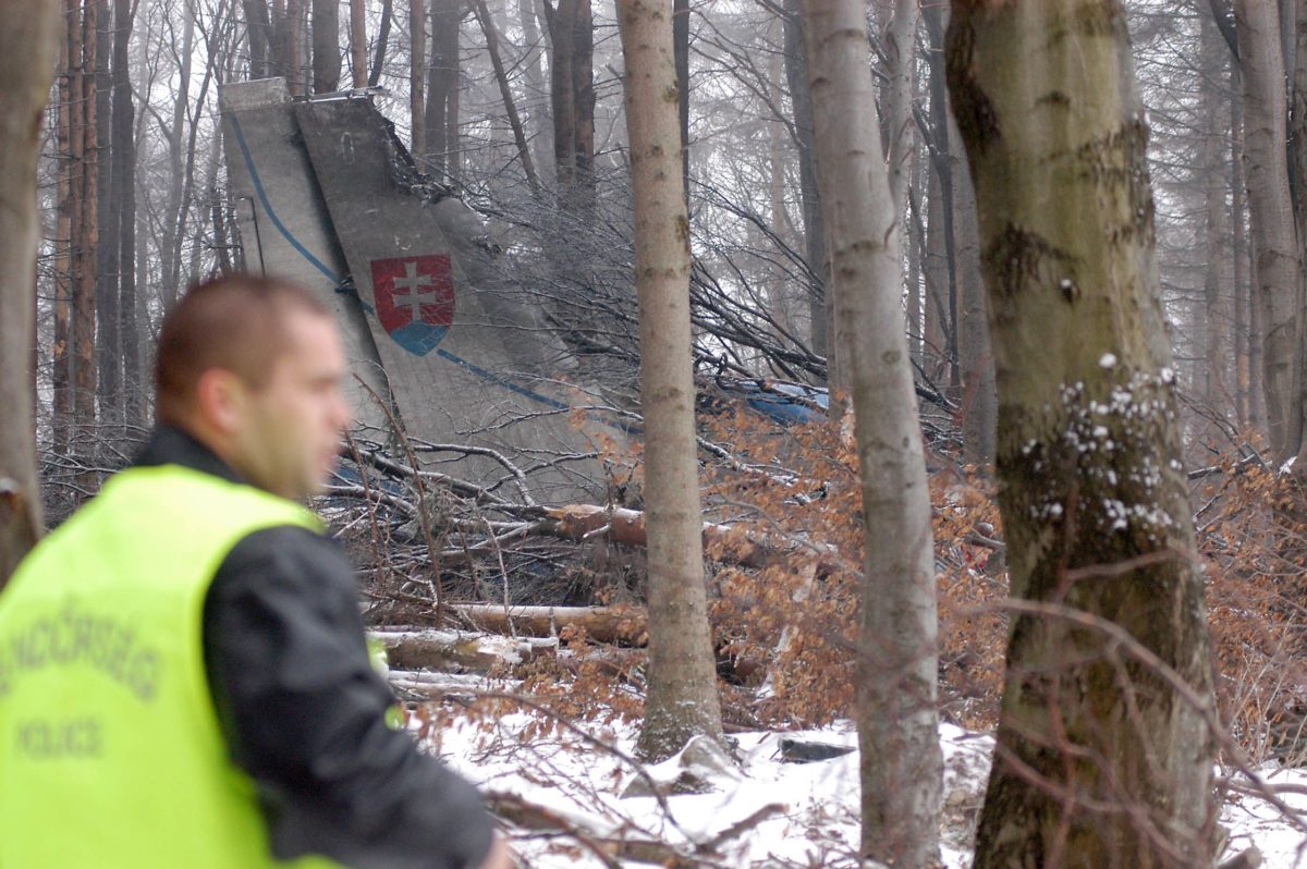 MIESTO HAVÁRIE  Vojenského špeciálu AN 24