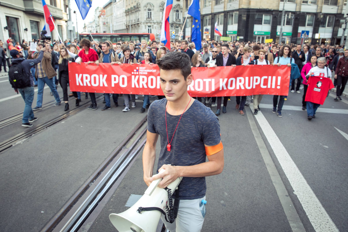 POCHOD: Zakročme spolu proti korupcii