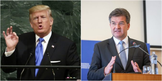 Trump, Lajčák, OSN