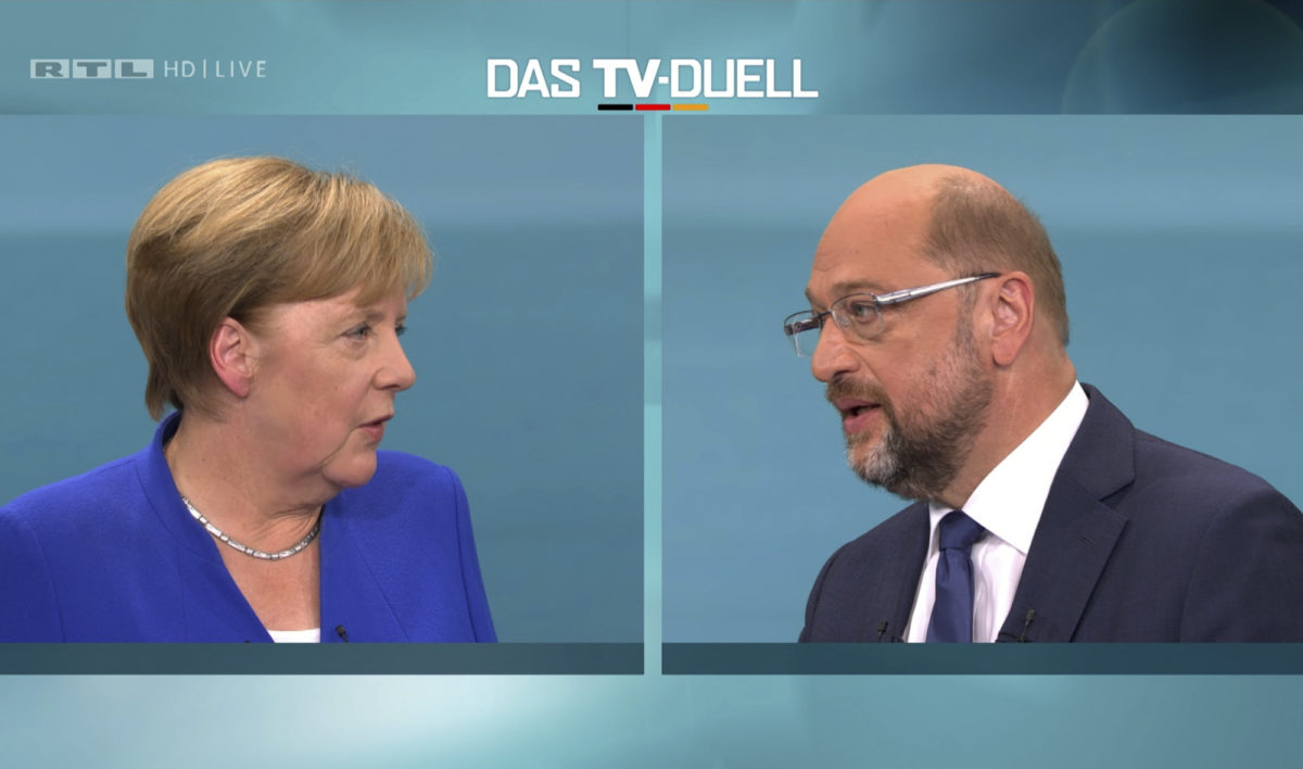 Angela Merkelová, MArtin Schulz