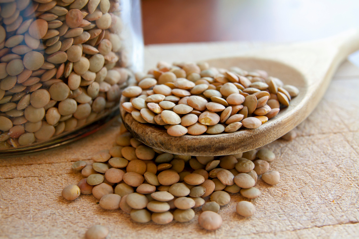 Lentils legumes beans