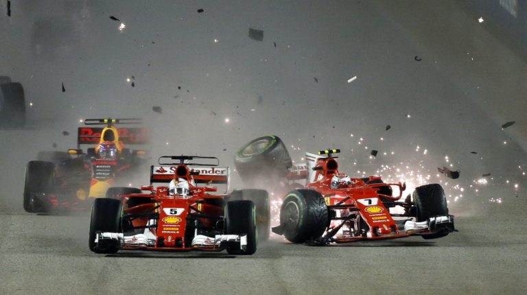 Kimi Raikkonen, Sebastian Vettel, Max Verstappen
