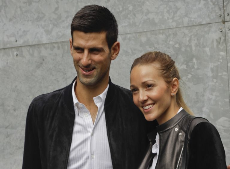 Novak Djokovič. Jelena Djokovič