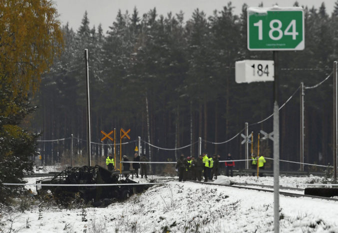 Fínsko; nehoda vlaku