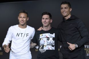 Neymar, Cristiano Ronaldo, Lionel Messi