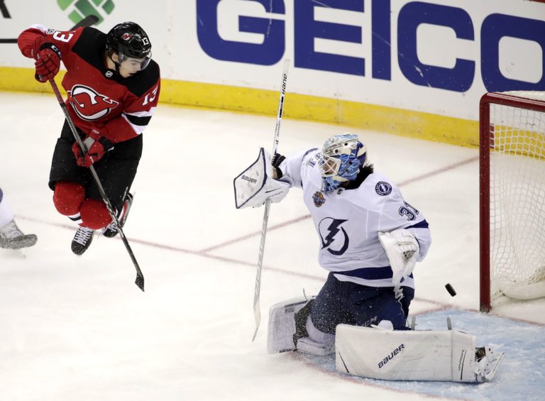 Nico Hischier, Peter Budaj