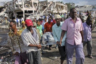 Somálsko, mogadišo výbuch