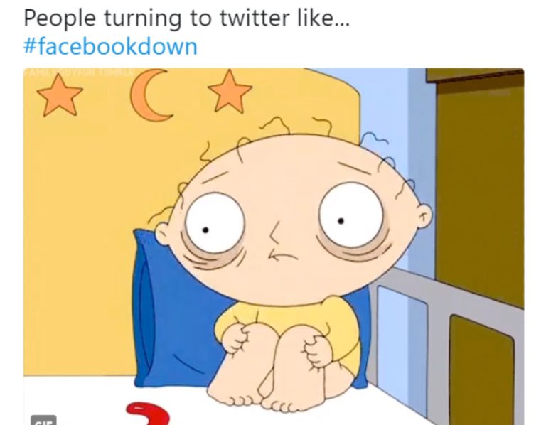 Twitter, Facebook