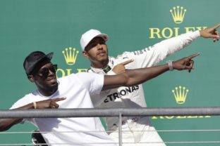 Usain Bolt, Lewis Hamilton