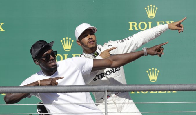 Usain Bolt, Lewis Hamilton