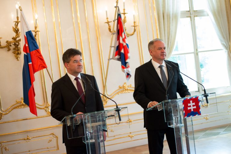 Andrej Kiska, Miroslav Lajčák