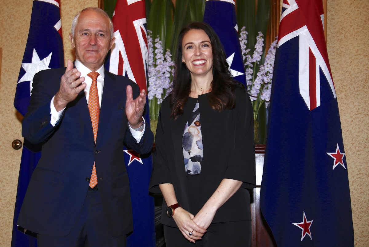 Malcolm Turnbull, Jacinda Ardern