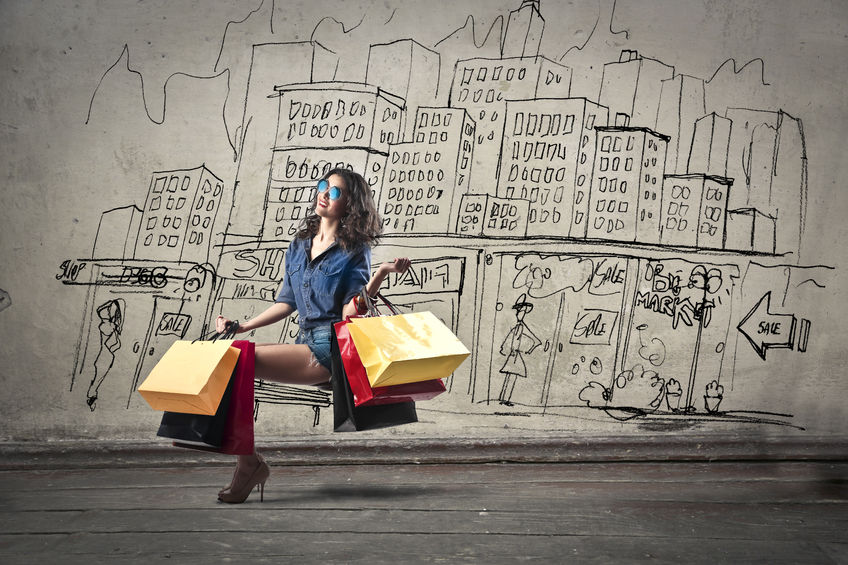 36234516 - shopping in the city