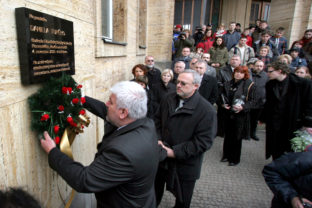 BRATISLAVA: Pamätná tabu¾a pre Daniela Tupého