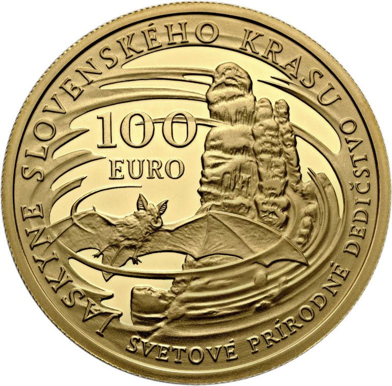 Jaskyne, pamätná minca
