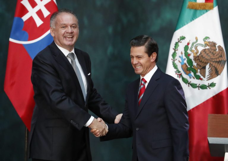 Andrej kiska, Enrique Pena Nieto