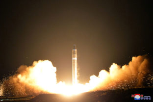 Test severokórejskej rakety