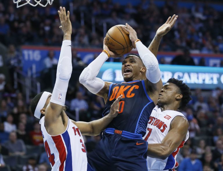 Russell Westbrook, Tobias Harris, Stanley Johnson