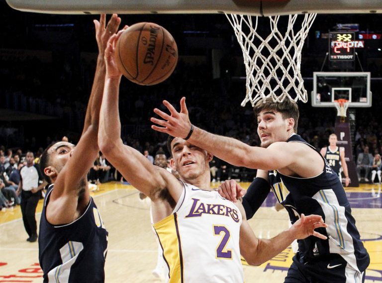 Trey Lyles, Lonzo Ball, Juancho Hernangomez