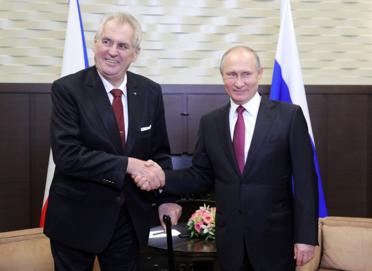 Vladimir Putin, Miloš Zeman