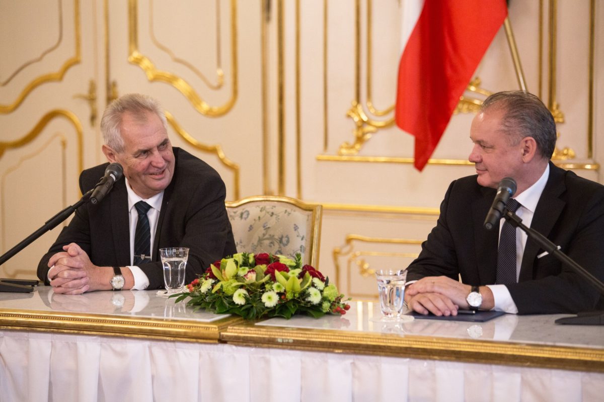 Andrej Kiska, Miloš Zeman