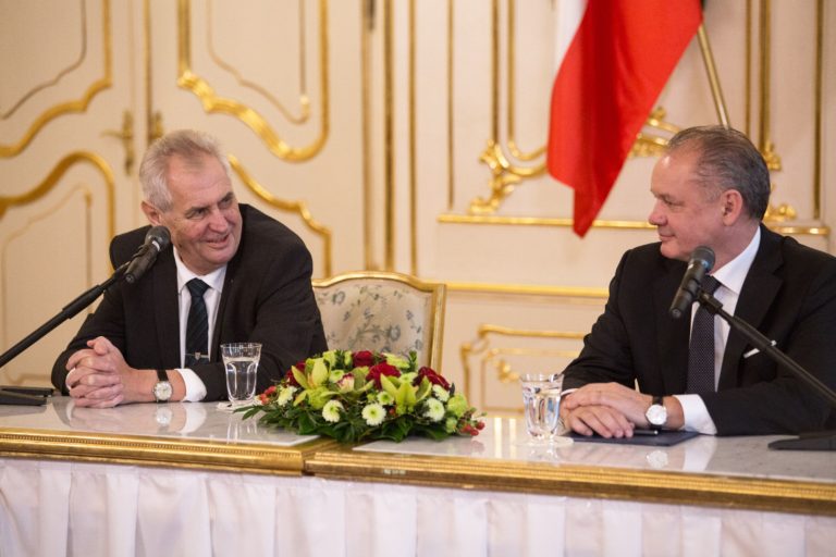 Andrej Kiska, Miloš Zeman