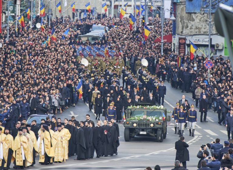 APTOPIX Romania King's Funeral