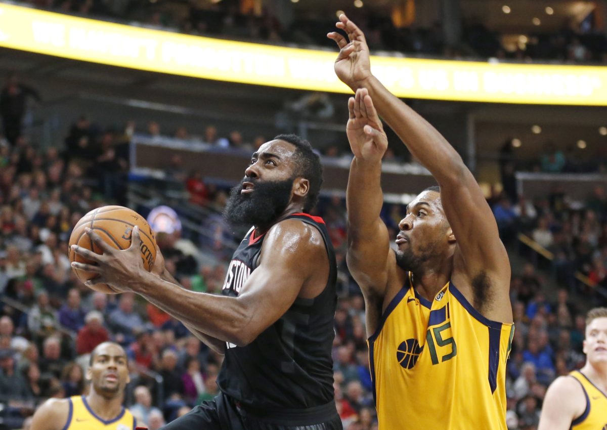 James Harden, Derrick Favors