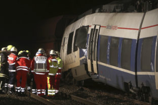 Zrážka vlakov v Nemecku