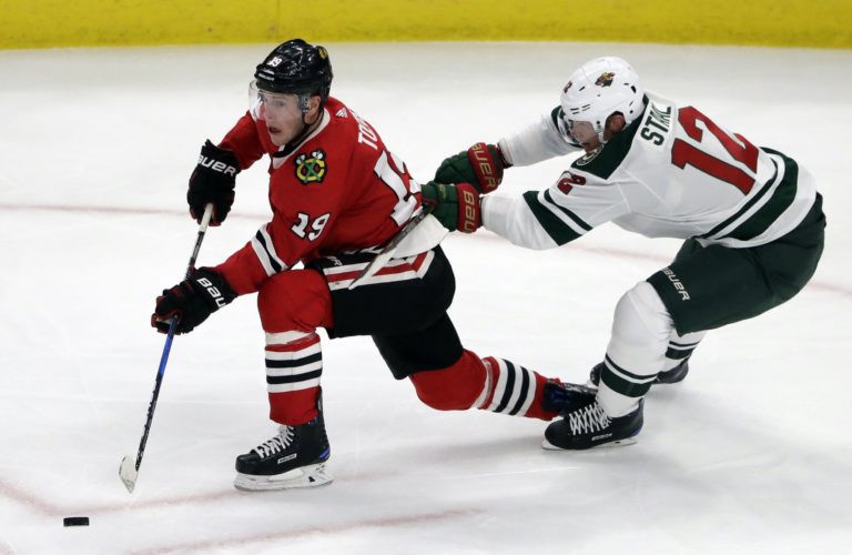 Jonathan Toews, Eric Staal