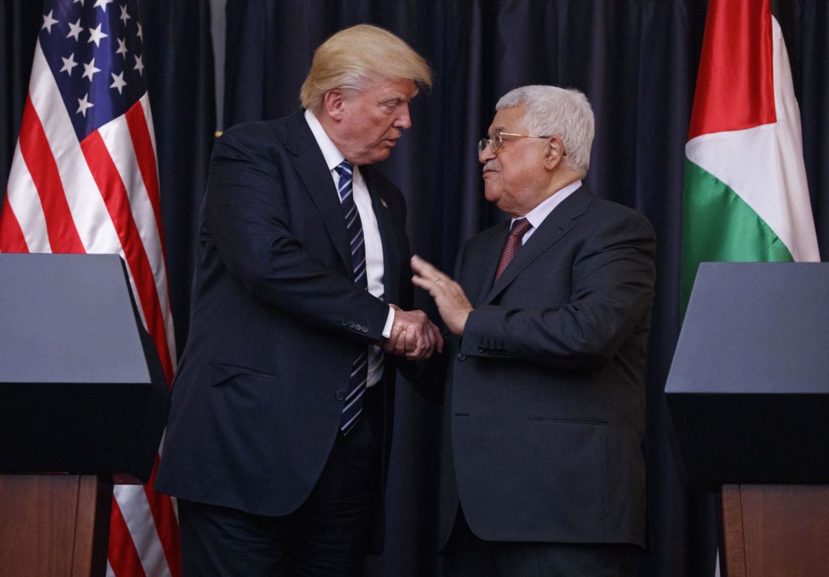 Trump, Palestína, Abbás