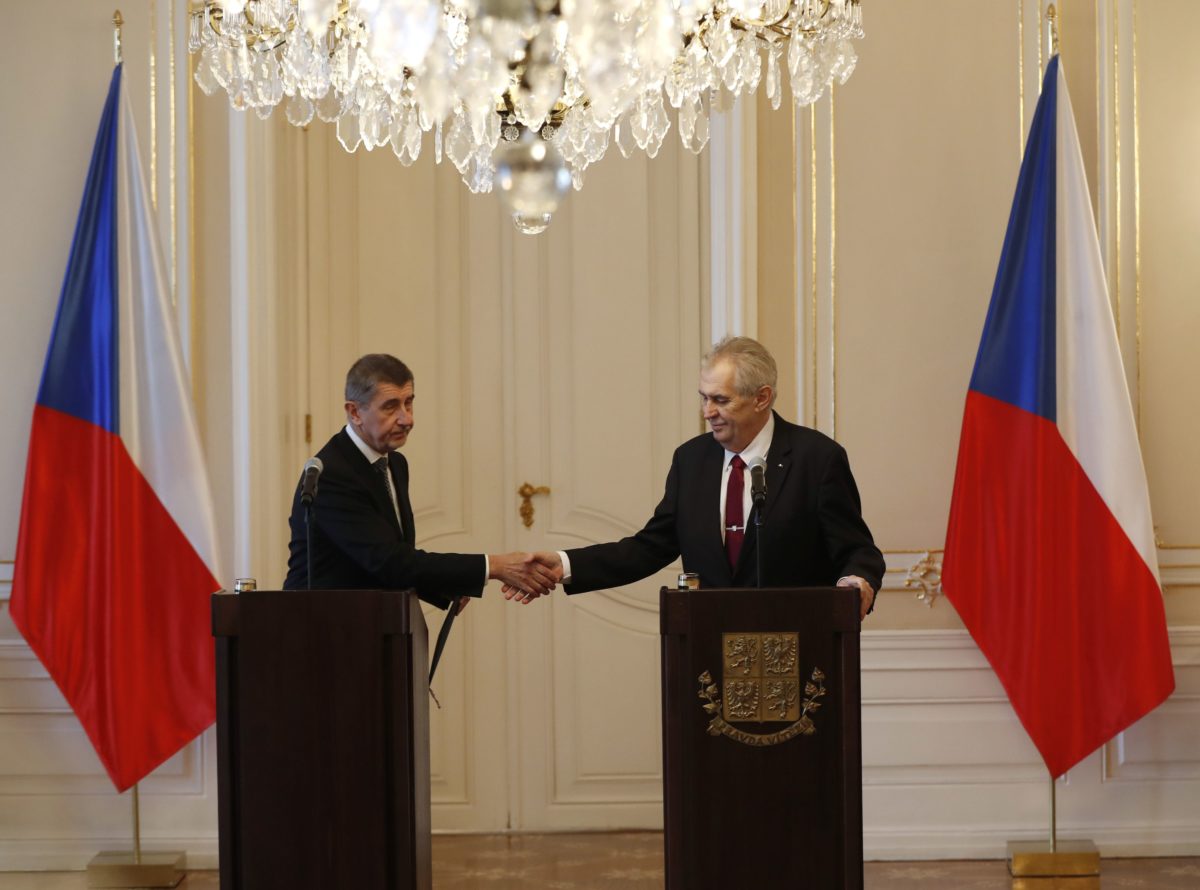 Andrej Babiš, Miloš Zeman