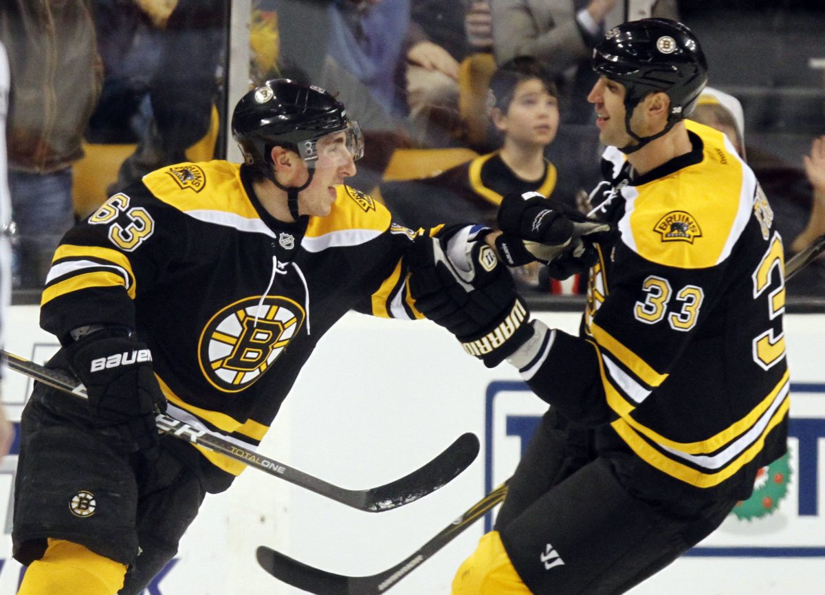 Brad Marchand, Zdeno Chára
