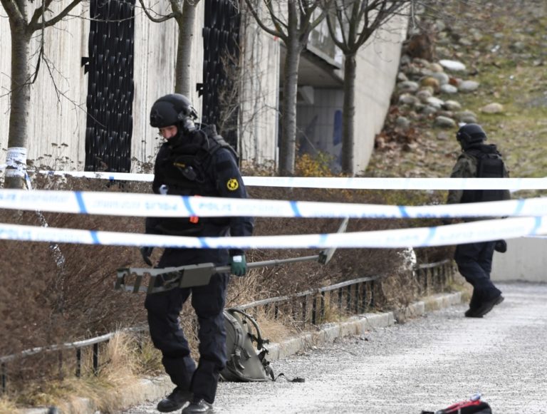 Policia svedsko vybuch