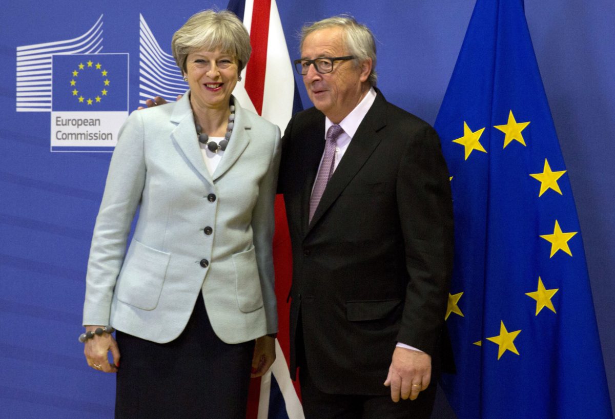 Jean Claude Juncker, Theresa Mayová