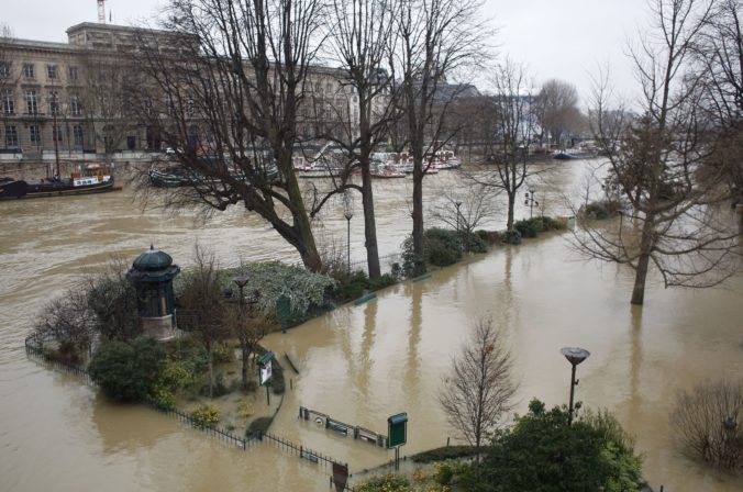 Paríž, záplavy