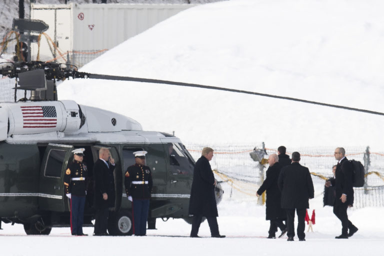 Švajčiarsko, Trump, Davos