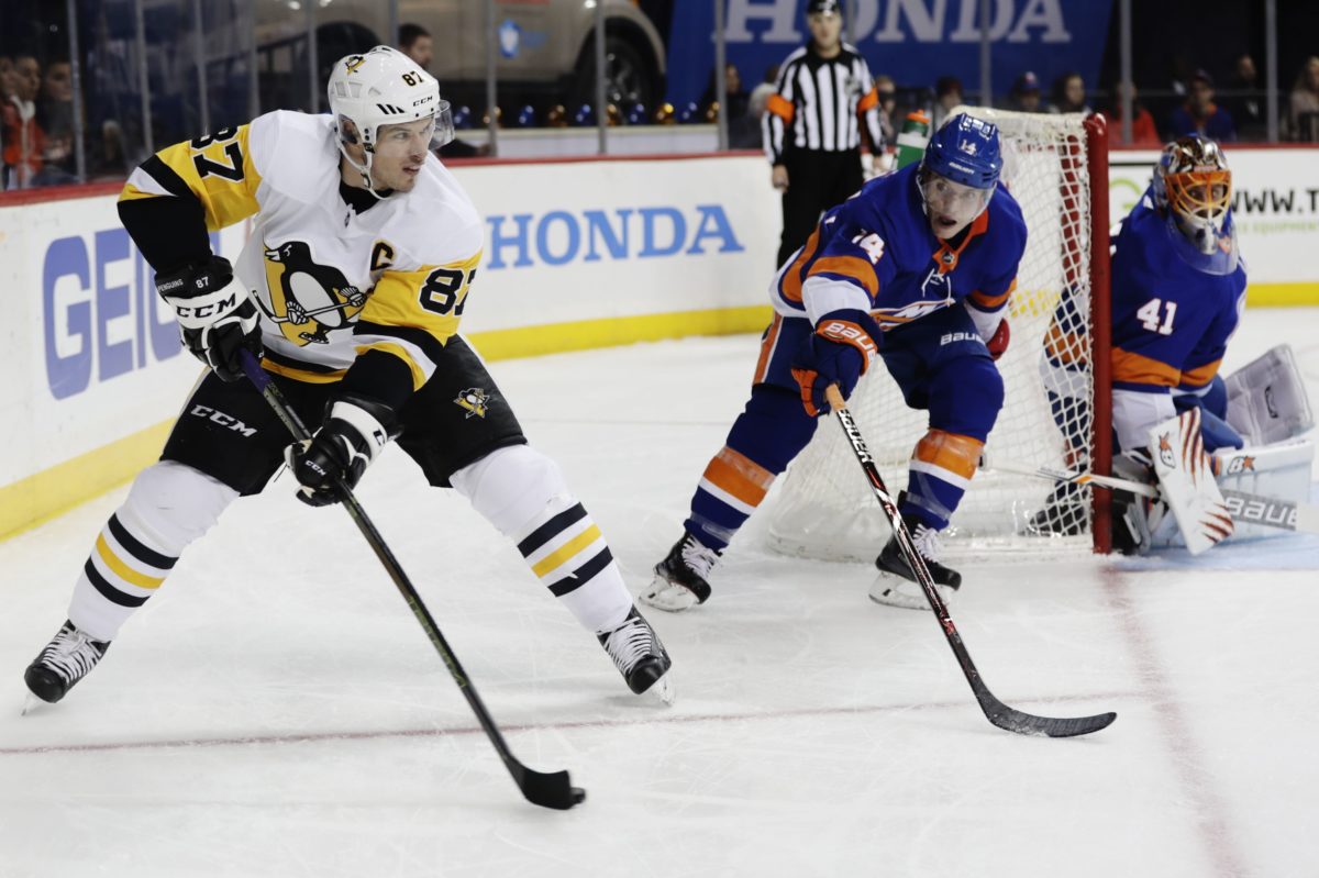 Sidney Crosby, Thomas Hickey, Jaroslav Halák