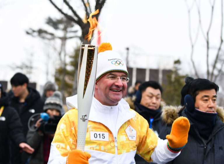 Miroslav Lajčák na ZOH 2018 v Pjongčangu