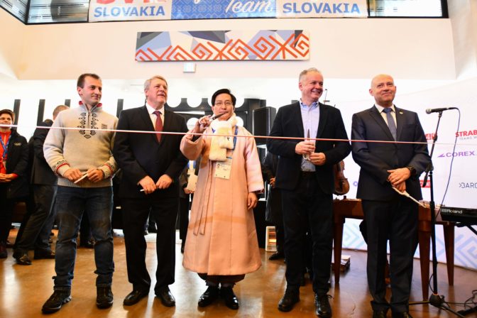 ZOH 2018: Otvorenie Slovenského domu v Pjongčangu