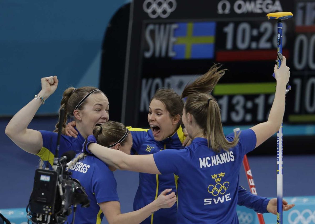 Švédske hráčky curlingu