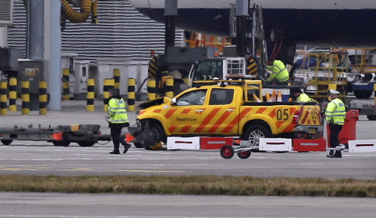 Letisko Heathrow, nehoda