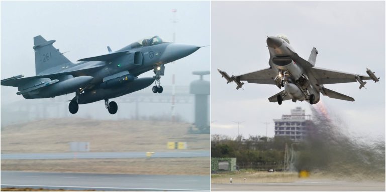 Gripen, F16