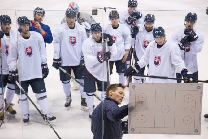 HOKEJ: Tréning reprezentácie SR