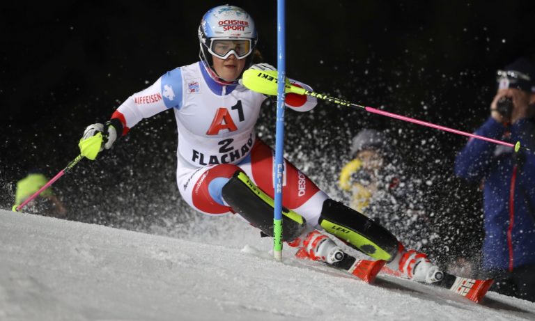 Švajčiarska zjazdárka Melanie Meillard